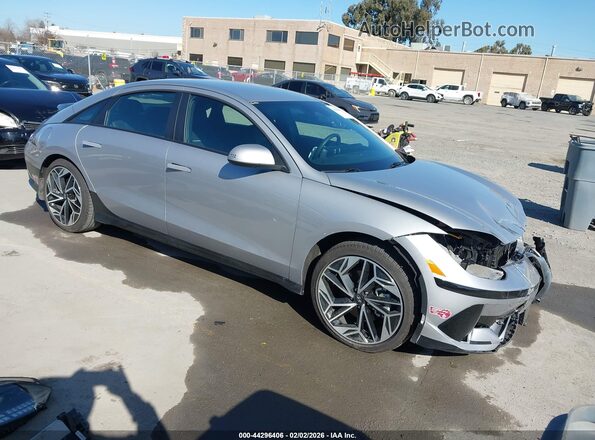 KMHM34AA8RA062207 2024 HYUNDAI IONIQ 6 Серебряный Передняя правая четверть