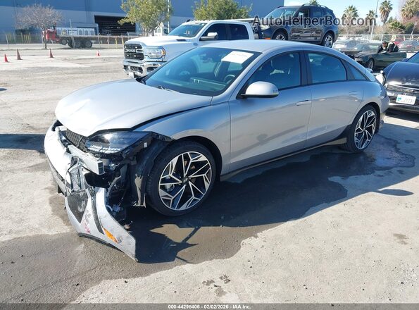 KMHM34AA8RA062207 2024 HYUNDAI IONIQ 6 Серебряный Передняя левая четверть