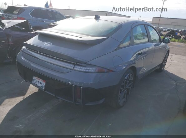 KMHM34AA8SA091759 2025 HYUNDAI IONIQ 6 Gray Tył prawy