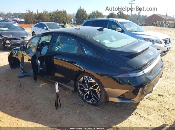KMHM34AAXSA114216 2025 HYUNDAI IONIQ 6 Черный Задняя левая четверть