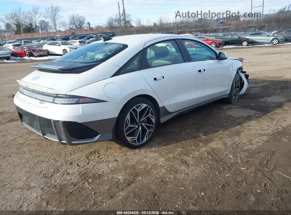 KMHM34AC3PA026083 2023 HYUNDAI IONIQ 6 Белый Задняя правая четверть