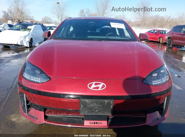 KMHM34AC6PA037563 2023 HYUNDAI IONIQ 6 Красный Вид щитка приборов