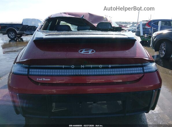 KMHM34AC6PA037563 2023 HYUNDAI IONIQ 6 Красный 