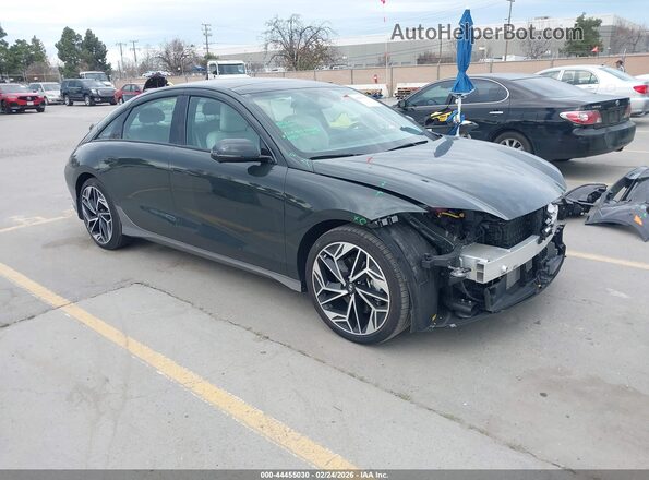 KMHM54AA3RA061279 2024 HYUNDAI IONIQ 6 Черный Передняя правая четверть