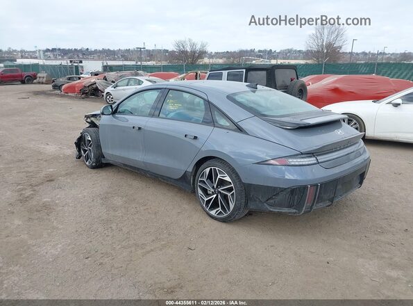KMHM54AC9SA086565 2025 HYUNDAI IONIQ 6 Gray Trasero izquierdo