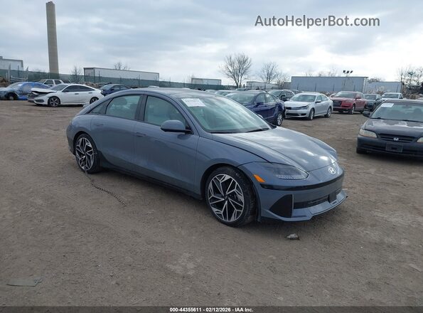 KMHM54AC9SA086565 2025 HYUNDAI IONIQ 6 Gray Delantero derecho