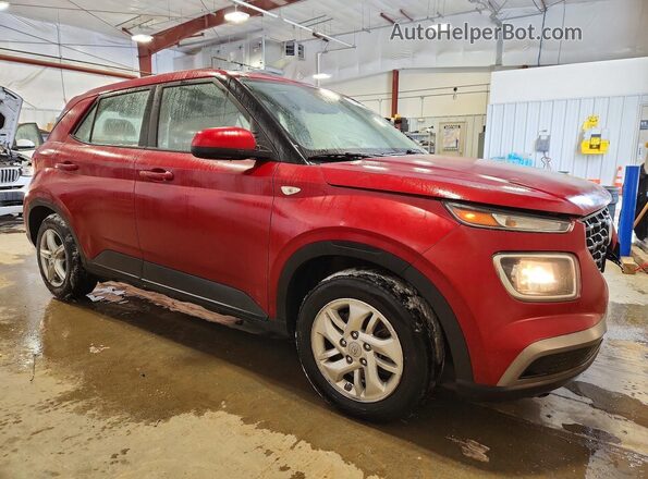 KMHRB8A32MU070375 2021 HYUNDAI VENUE Red Передня права чверть