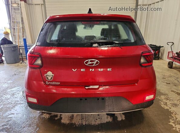KMHRB8A32MU070375 2021 HYUNDAI VENUE Red Вид ззаду