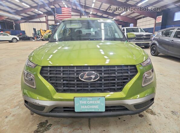 KMHRB8A34PU213945 2023 HYUNDAI VENUE Green Դիմացի տեսք