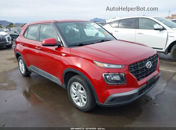 KMHRB8A37MU096437 2021 HYUNDAI VENUE Красный Передняя правая четверть