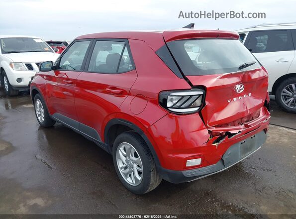 KMHRB8A37MU096437 2021 HYUNDAI VENUE Красный Задняя левая четверть