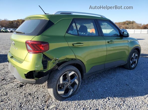 KMHRC8A32RU301487 2024 HYUNDAI VENUE Зеленый Задняя правая четверть