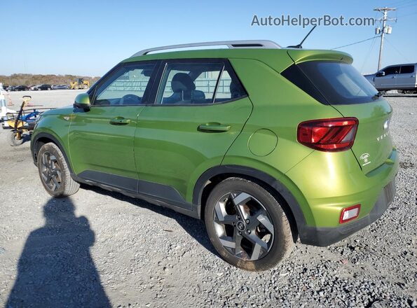KMHRC8A32RU301487 2024 HYUNDAI VENUE Зеленый Задняя левая четверть
