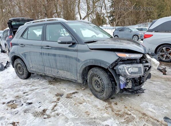 KMHRC8A32SU410134 2025 HYUNDAI VENUE Gray Передня права чверть