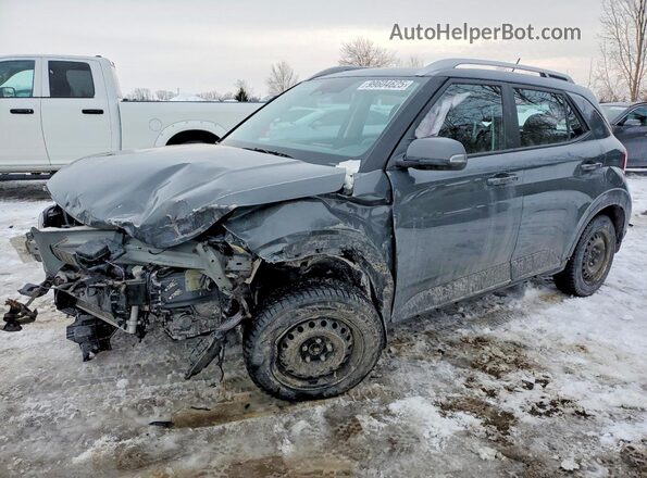 KMHRC8A32SU410134 2025 HYUNDAI VENUE Gray Передня ліва чверть