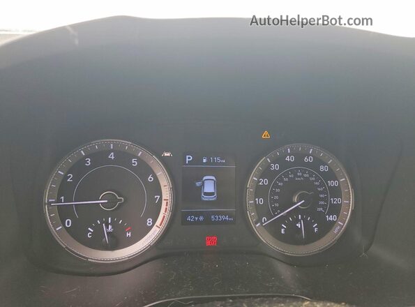 KMHRC8A33NU134499 2022 HYUNDAI VENUE Серый Вид щитка приборов