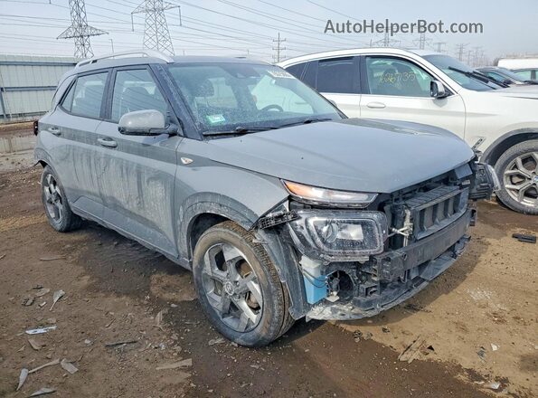 KMHRC8A33NU134499 2022 HYUNDAI VENUE Серый Передняя правая четверть