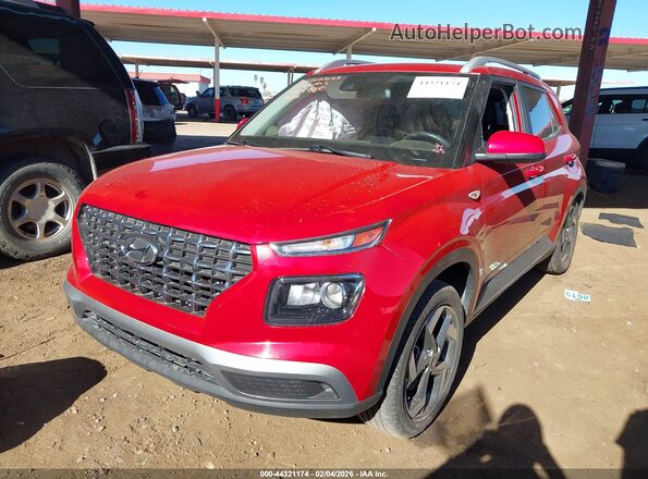 KMHRC8A33NU207595 2022 HYUNDAI VENUE Красный Передняя левая четверть