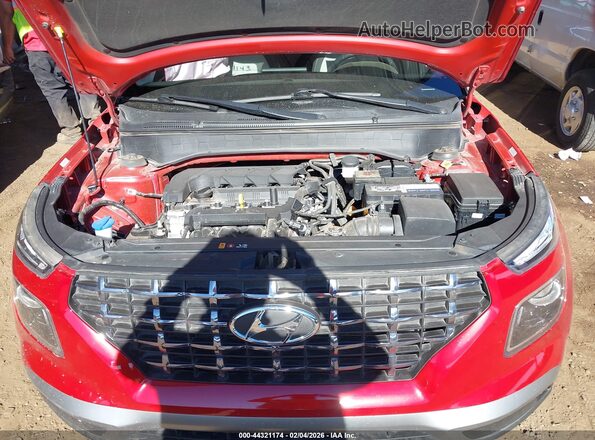 KMHRC8A33NU207595 2022 HYUNDAI VENUE Красный Вид сзади