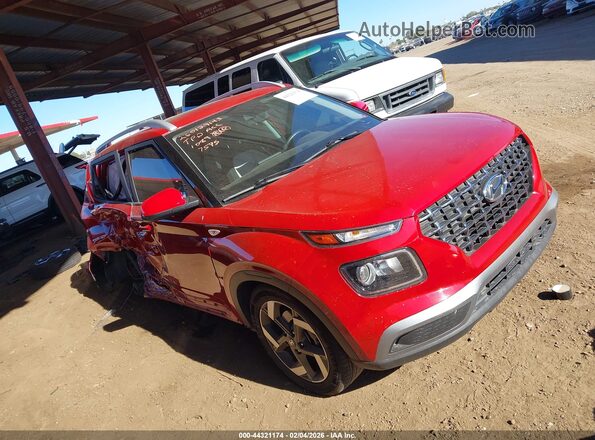 KMHRC8A33NU207595 2022 HYUNDAI VENUE Красный Панорамный вид салона 360°