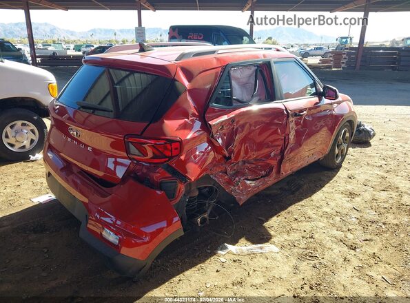 KMHRC8A33NU207595 2022 HYUNDAI VENUE Красный Задняя правая четверть