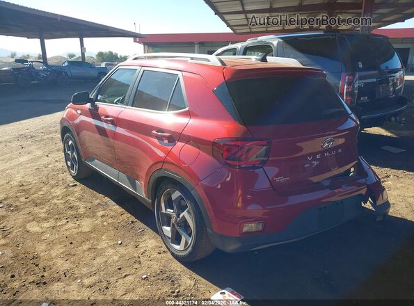 KMHRC8A33NU207595 2022 HYUNDAI VENUE Красный Задняя левая четверть