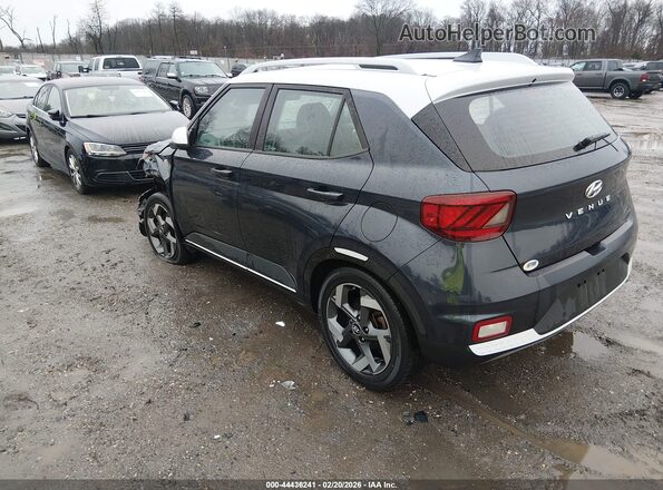 KMHRC8A35MU095249 2021 HYUNDAI VENUE Синий Задняя левая четверть