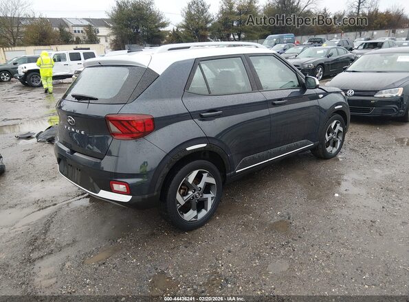 KMHRC8A35MU095249 2021 HYUNDAI VENUE Синий Задняя правая четверть