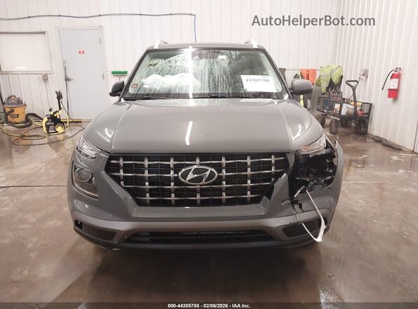 KMHRC8A37LU025945 2020 HYUNDAI VENUE Gray Widok zestawu wskaźników