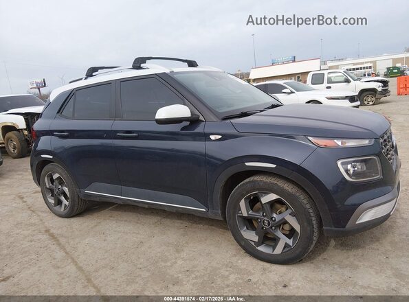 KMHRC8A37MU095432 2021 HYUNDAI VENUE Синий Панорамный вид салона 360°