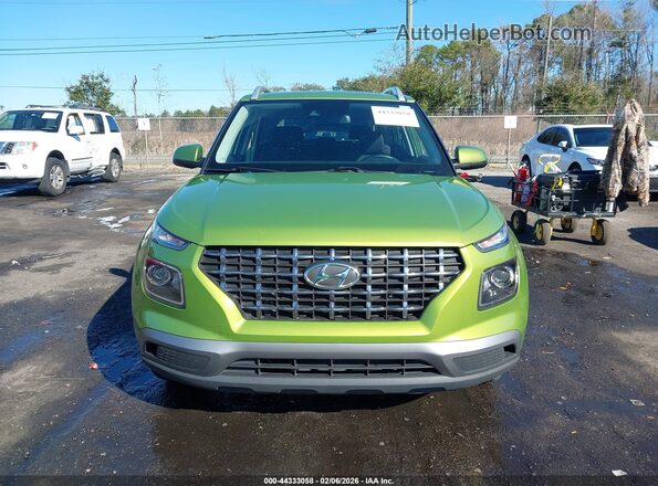 KMHRC8A3XMU075157 2021 HYUNDAI VENUE Green Вид щитка приладів