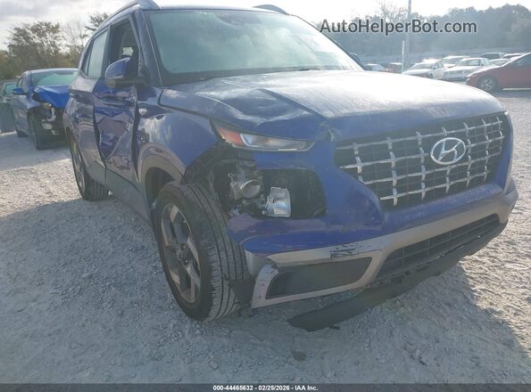 KMHRC8A3XMU118699 2021 HYUNDAI VENUE Blue Front view