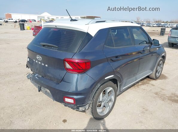 KMHRC8A3XRU325486 2024 HYUNDAI VENUE Blue Tył prawy