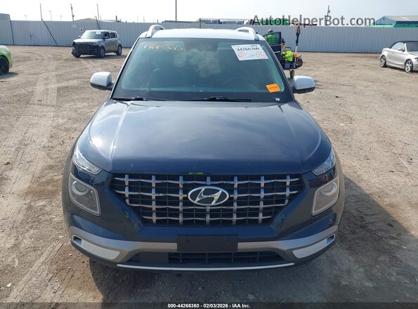 KMHRC8A3XRU325486 2024 HYUNDAI VENUE Blue Widok wnętrza z tyłu