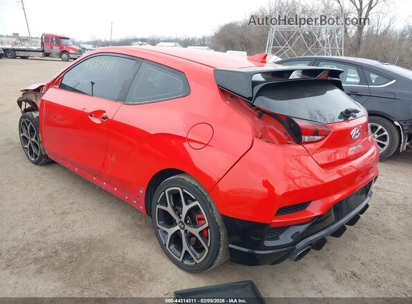 KMHT36AH0LU003825 2020 HYUNDAI VELOSTER N Red Задня ліва чверть
