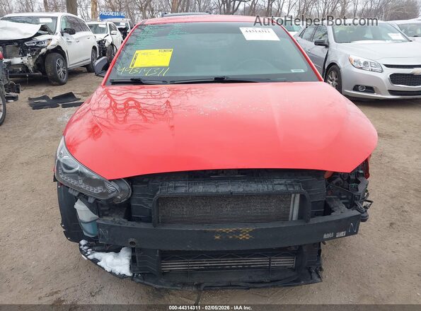 KMHT36AH0LU003825 2020 HYUNDAI VELOSTER N Red Вид задньої частини салону