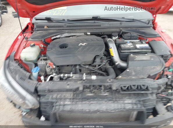 KMHT36AH0LU003825 2020 HYUNDAI VELOSTER N Red Вид ззаду