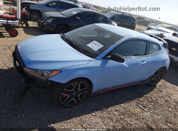 KMHT36AH3KU001906 2019 HYUNDAI VELOSTER Синий Панорамный вид салона 360°