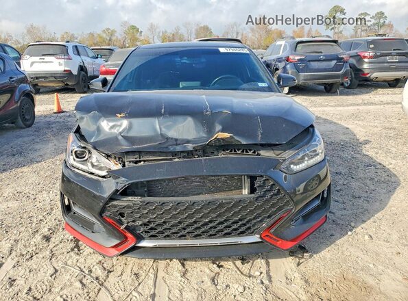 KMHT36AH7MU010689 2021 HYUNDAI VELOSTER Black Widok z przodu