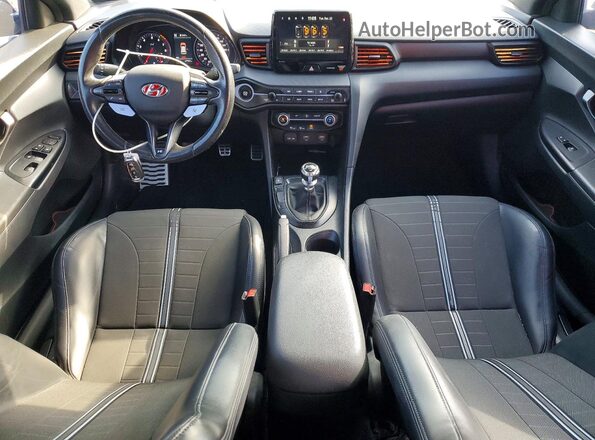 KMHT36AH7MU010689 2021 HYUNDAI VELOSTER Black Widok deski rozdzielczej