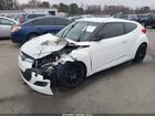 2016 Hyundai Veloster   White vin: KMHTC6AD0GU262494