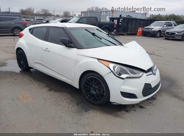 KMHTC6AD0GU262494 2016 HYUNDAI VELOSTER White Przód prawy
