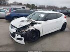 2016 Hyundai Veloster   White vin: KMHTC6AD0GU262494