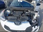 2016 Hyundai Veloster   White vin: KMHTC6AD0GU262494