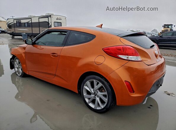 KMHTC6AD0HU305653 2017 HYUNDAI VELOSTER Оранжевый Задняя левая четверть