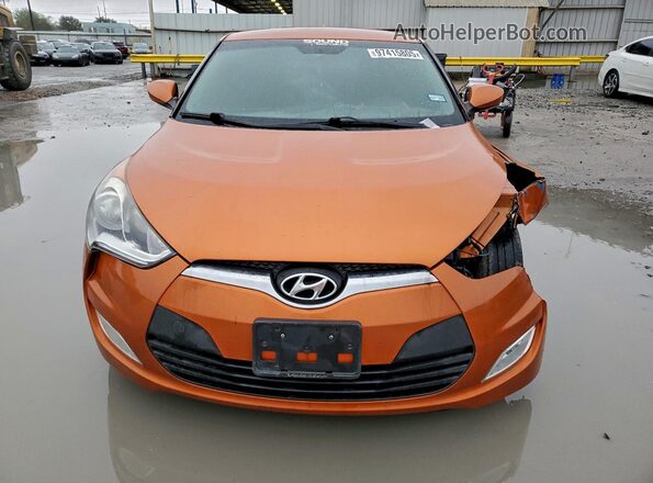 KMHTC6AD0HU305653 2017 HYUNDAI VELOSTER Оранжевый Вид спереди