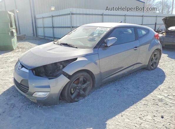 KMHTC6AD0HU310495 2017 HYUNDAI VELOSTER Серый Передняя левая четверть