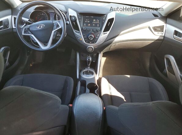 KMHTC6AD0HU310495 2017 HYUNDAI VELOSTER Серый Вид панели приборов