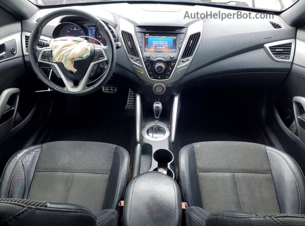 KMHTC6AD1GU248426 2016 HYUNDAI VELOSTER Черный Вид панели приборов