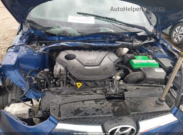 KMHTC6AD2HU320879 2017 HYUNDAI VELOSTER Blue Rear view